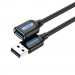 Дата кабель USB 2.0 AM/AF 2.0m black Vention (CBHBH)