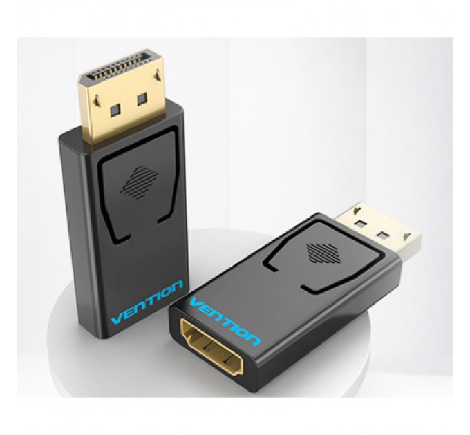 Перехідник DP Male to HDMI Female black Vention (HBKB0)
