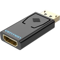 Перехідник DP Male to HDMI Female black Vention (HBKB0)