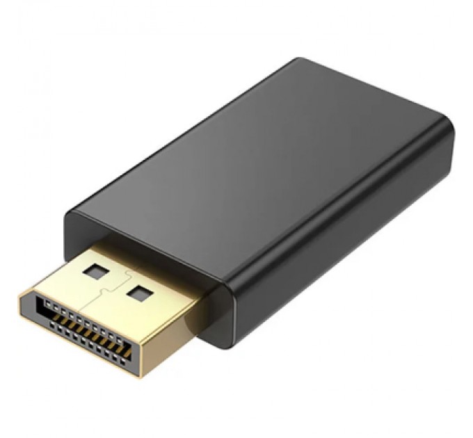 Перехідник DP Male to HDMI Female black Vention (HBKB0)