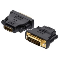 Перехідник DVI(24+1) Male to HDMI Female black Vention (ECDB0)