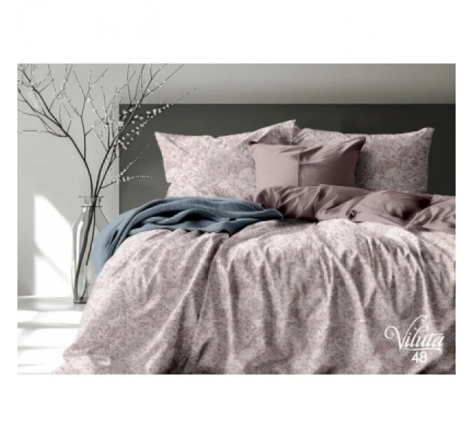 Постільна білизна Viluta Сатин Єгипетська бавовна 48 євро (48_EB_ev)