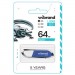 Wibrand USB флеш накопичувач Wibrand 64GB Aligator Blue USB 2.0 (WI2.0/AL64U7U)