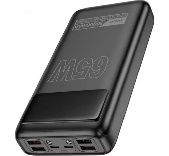 HOCO Універсальна мобільна батарея Hoco DB81 Apollo 65W 30000mAh Black (6942007637749)