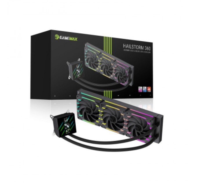 Кулер до процесора Gamemax HAILSTORM 360 BK