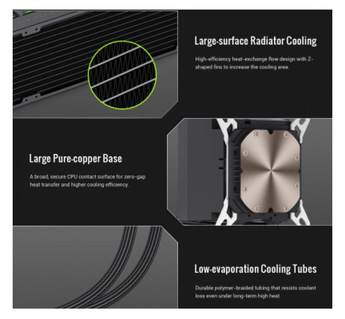 Кулер до процесора Gamemax HAILSTORM 360 BK