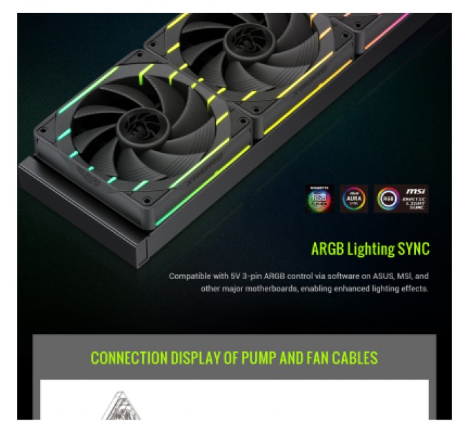 Кулер до процесора Gamemax HAILSTORM 360 BK