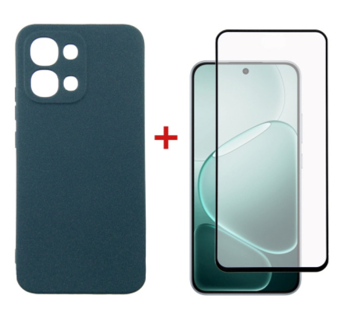 Dengos Чохол до мобільного телефона Dengos Carbon + glass Oppo A6 Pro Blue (DG-KM-187)