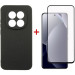 Dengos Чохол до мобільного телефона Dengos Carbon + glass Xiaomi Redmi Note 15 Pro 5G Black (DG-KM-186)