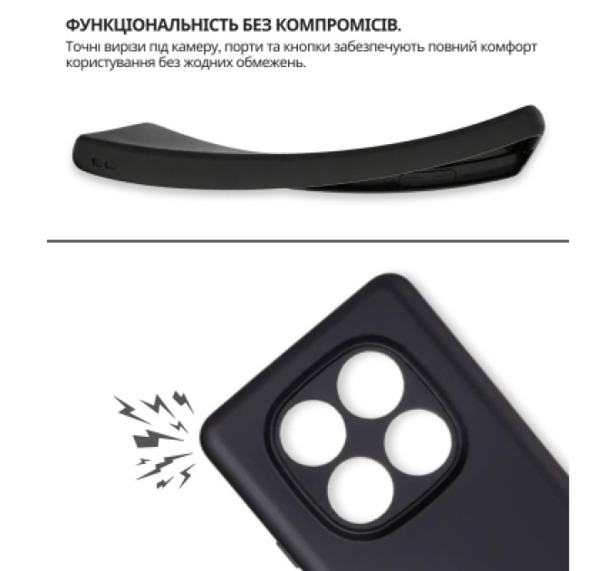 BeCover Чохол до мобільного телефона BeCover Xiaomi Redmi Note 15 Pro Plus 5G Black (714976)