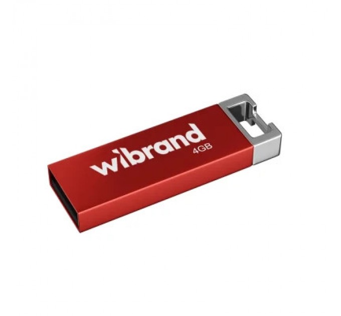 Wibrand USB флеш накопичувач Wibrand 4GB Chameleon Red USB 2.0 (WI2.0/CH4U6R)