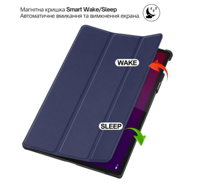 BeCover Чохол до планшета BeCover Smart Case Lenovo Yoga Tab 11 2025 (11.1") TB-710FU Deep Blue (715093)
