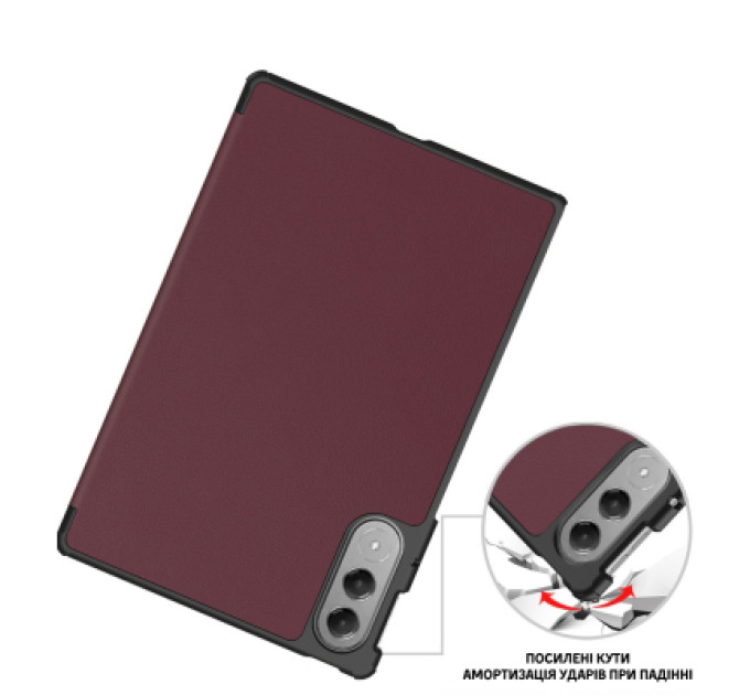 BeCover Чохол до планшета BeCover Smart Case Lenovo Yoga Tab 11 2025 (11.1") TB-710FU Red Wine (715095)