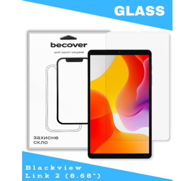 BeCover Скло захисне BeCover Blackview Link 2 8.68" (714898)