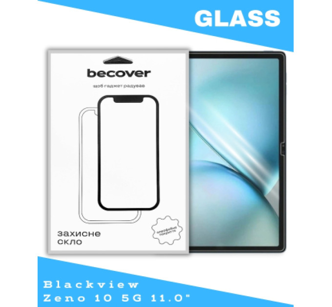 BeCover Скло захисне BeCover Blackview Zeno 10 5G 11.0" (714900)