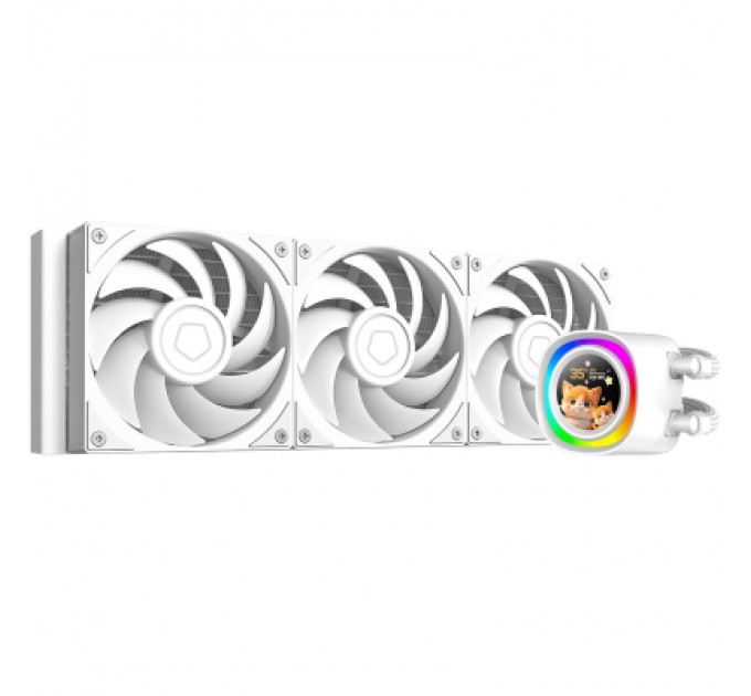 Система рідинного охолодження ID-Cooling FX360 LCD PE WHITE
