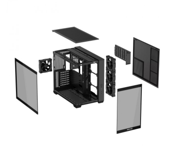 Корпус для ПК ASUS A32 Plus Black Tempered Glass (90DC00S0-B19000)