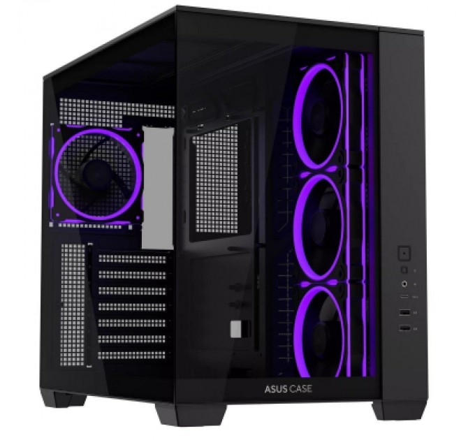 Корпус для ПК ASUS A32 Plus Black Tempered Glass (90DC00S0-B19000)