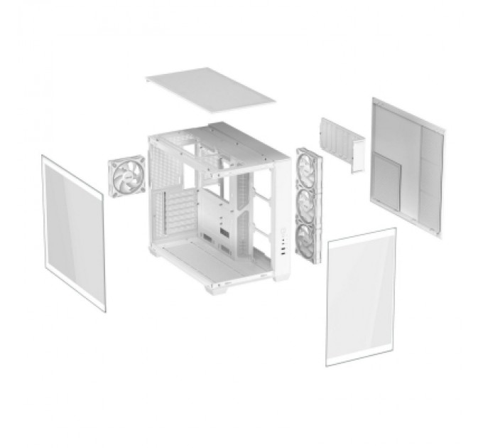 Корпус для ПК ASUS A32 Plus White Tempered Glass (90DC00S3-B19000)