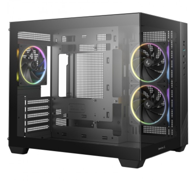 Корпус для ПК Deepcool CG330 3F Black (R-CG330-BKNGM3-G)