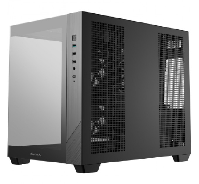Корпус для ПК Deepcool CG330 3F Black (R-CG330-BKNGM3-G)