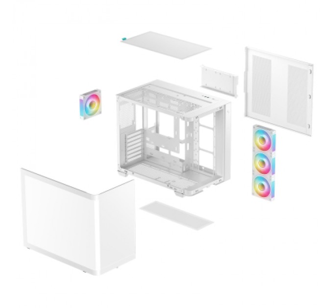 Корпус для ПК Deepcool CG530U 4F White (R-CG530U-WHAGA4-G)