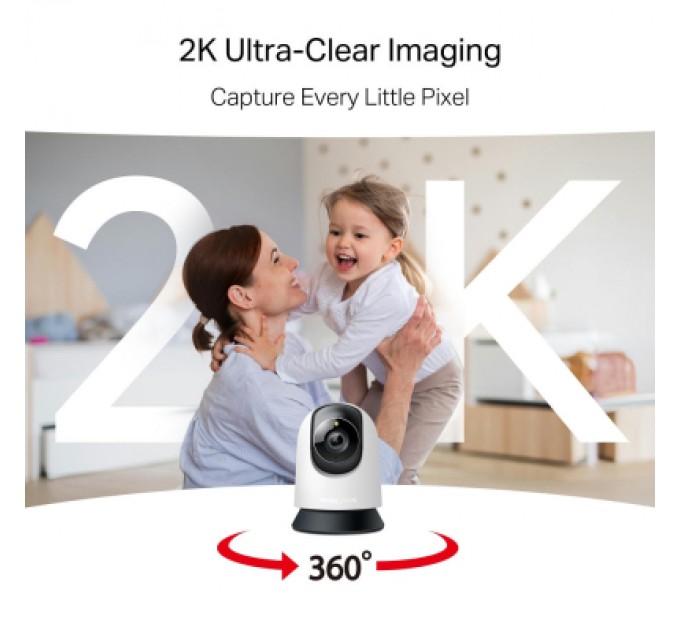 Камера відеоспостереження Mercusys IP-Камера MERCUSYS MC210 3MP N300 microSD motion detection (MC210)