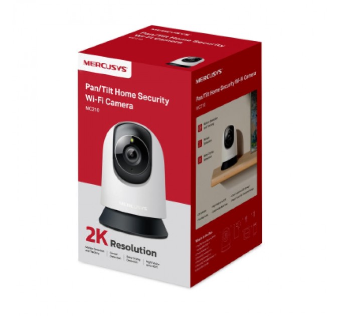 Камера відеоспостереження Mercusys IP-Камера MERCUSYS MC210 3MP N300 microSD motion detection (MC210)