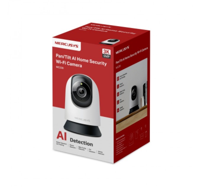 Камера відеоспостереження Mercusys IP-Камера MERCUSYS MC230 5MP N300 microSD motion detection. AI (MC230)