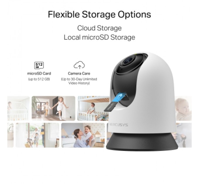 Камера відеоспостереження Mercusys IP-Камера MERCUSYS MC230 5MP N300 microSD motion detection. AI (MC230)