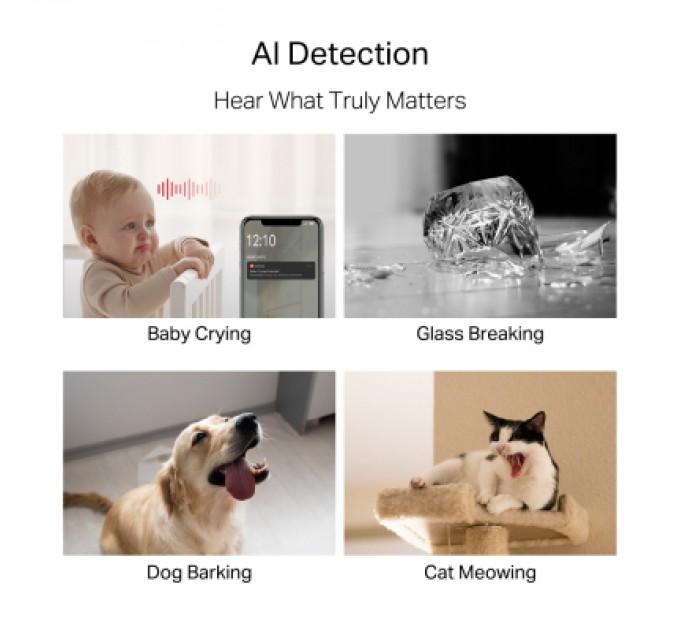 Камера відеоспостереження Mercusys IP-Камера MERCUSYS MC230 5MP N300 microSD motion detection. AI (MC230)