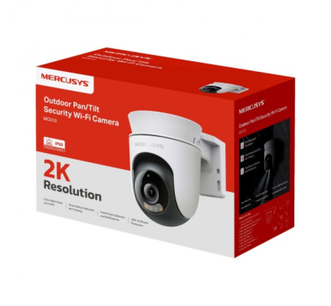 Камера відеоспостереження Mercusys IP-Камера MERCUSYS MC510 3MP N300 microSD motion detection, зовнішня (MC510)
