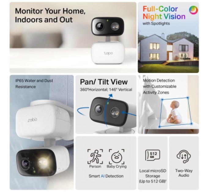 Камера відеоспостереження TP-Link TAPO-C206