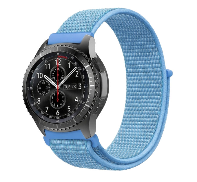 BeCover Ремінець BeCover Nylon Style для LG Watch Sport W280A Aqua Blue (714996)