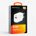 Grand-X Зарядний пристрій Grand-X 1xUSB-C + 1xUSB 10.5W white (CH-21W)
