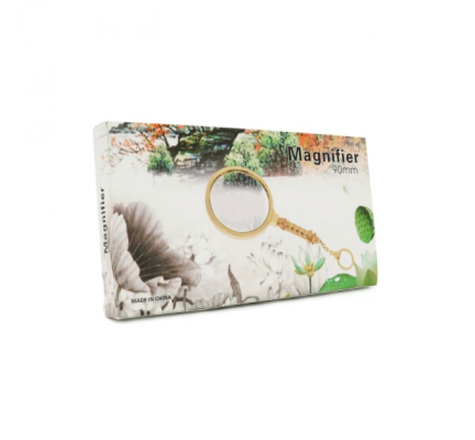 Лупа Voltronic ручна GOLD, 90мм (GOLD)