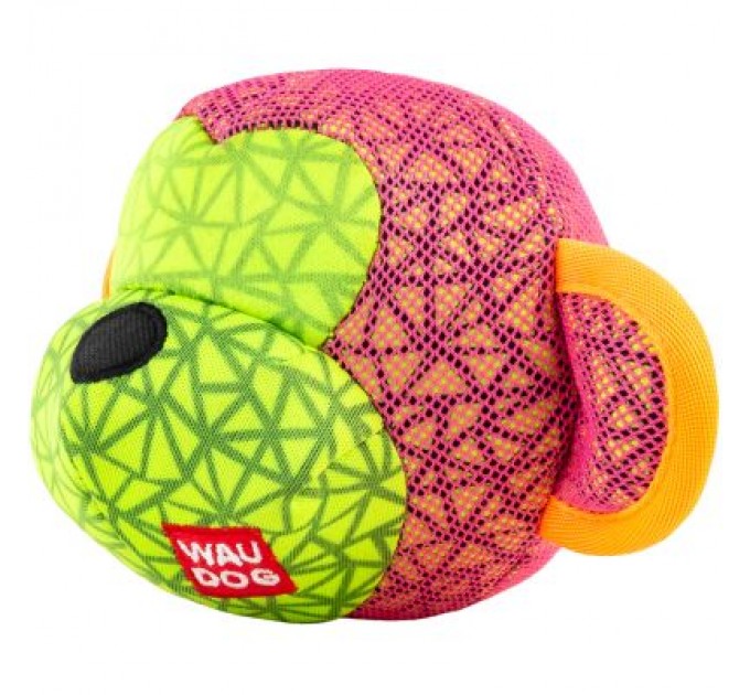 Іграшка для собак WAUDOG Fun Мавпа 16х10 см рожева (62037)