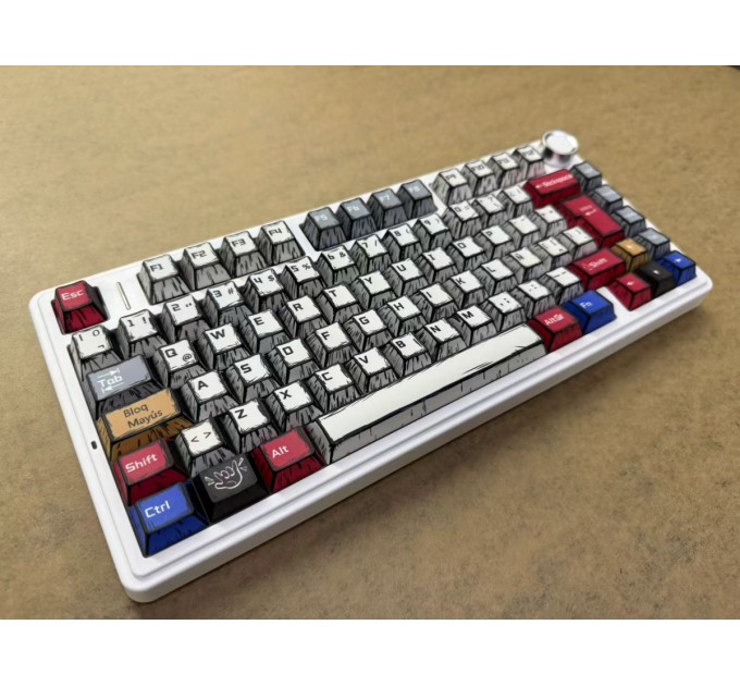 Клавіатура бездротова Aula F75 Comic (6978080501578)