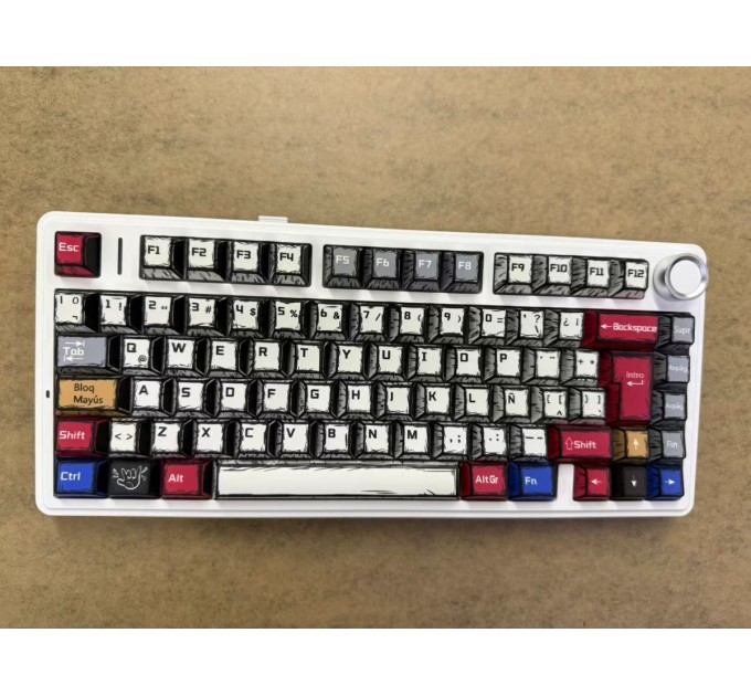 Клавіатура бездротова Aula F75 Comic (6978080501578)