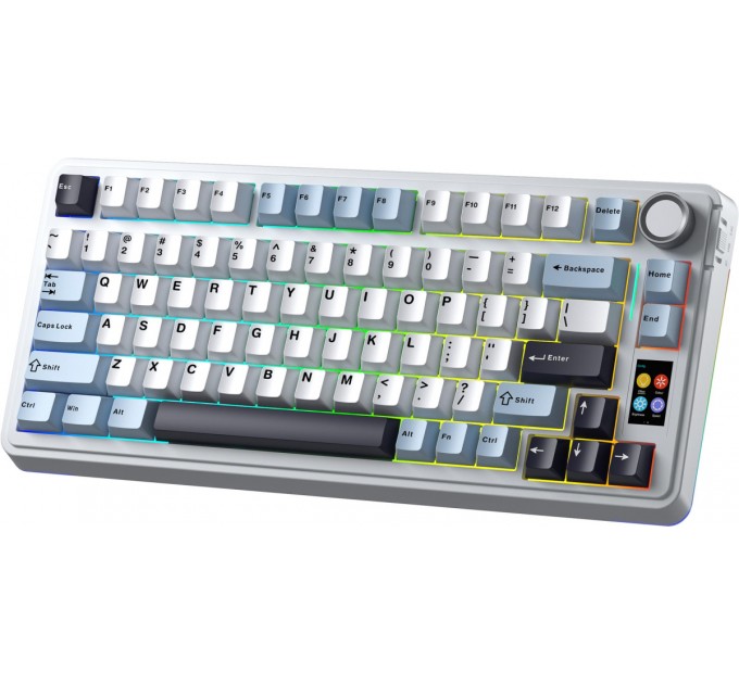 Клавіатура бездротова Aula S75 Pro White (6978080502148)