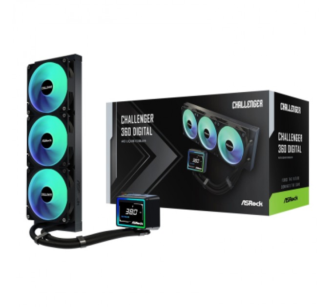 Система рідинного охолодження ASRock CHALLENGER 360 DIGITAL