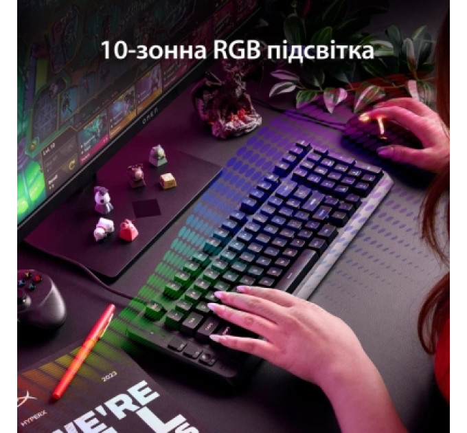HyperX Клавіатура HyperX Eve 1800 USB UA Black (B7JE0AA)