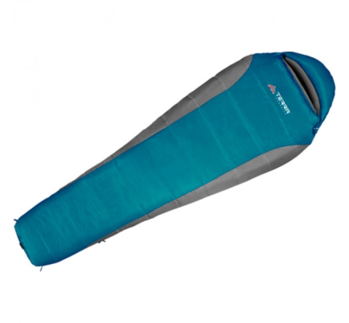 Спальний мішок Terra Incognita Siesta Regular 100 R бірюзовий/сірий (4823081506843)