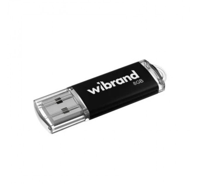 Wibrand USB флеш накопичувач Wibrand 8GB Cougar Black USB 2.0 (WI2.0/CU8P1B)