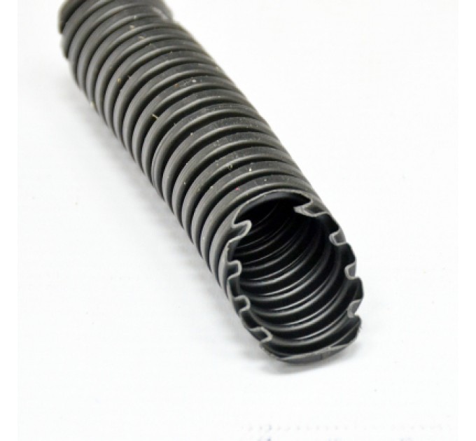 Труба гофрована з протяжкою D20/14.1 мм, PVC, УФ стійка, чорна, бухта 50м Kopos (1420D_F50D)