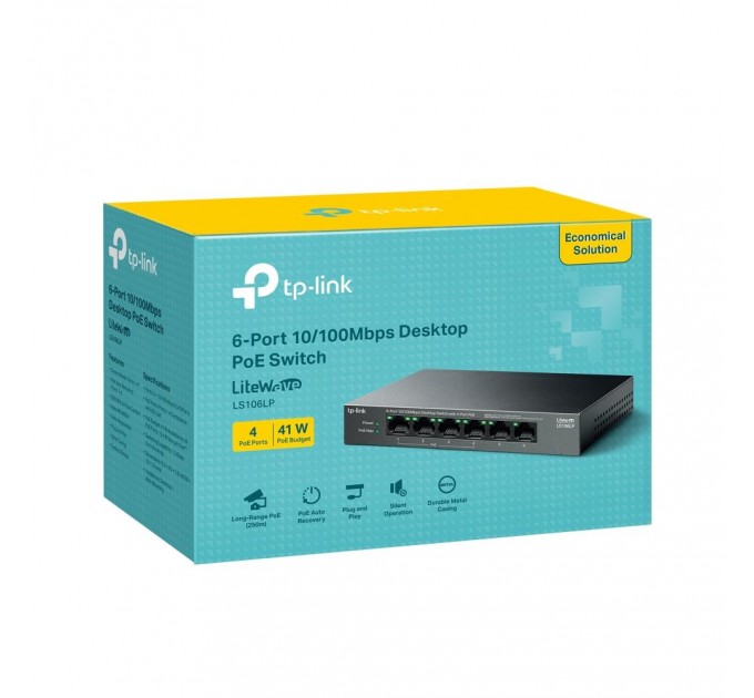 Комутатор, LS106LP TP-LINK