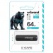 Wibrand USB флеш накопичувач Wibrand 64GB Grizzly Black USB 2.0 (WI2.0/GR64P3B)