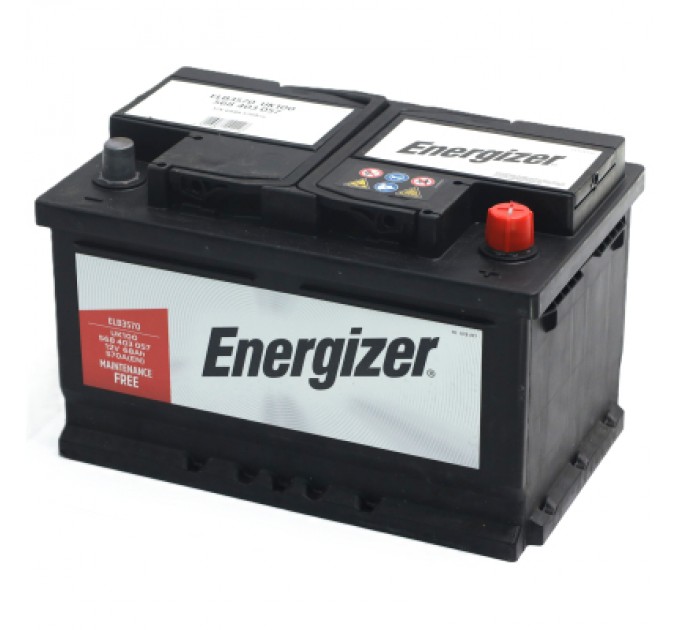 Акумулятор автомобільний Energizer 68Ah-12v  R, EN570 (568 403 057)