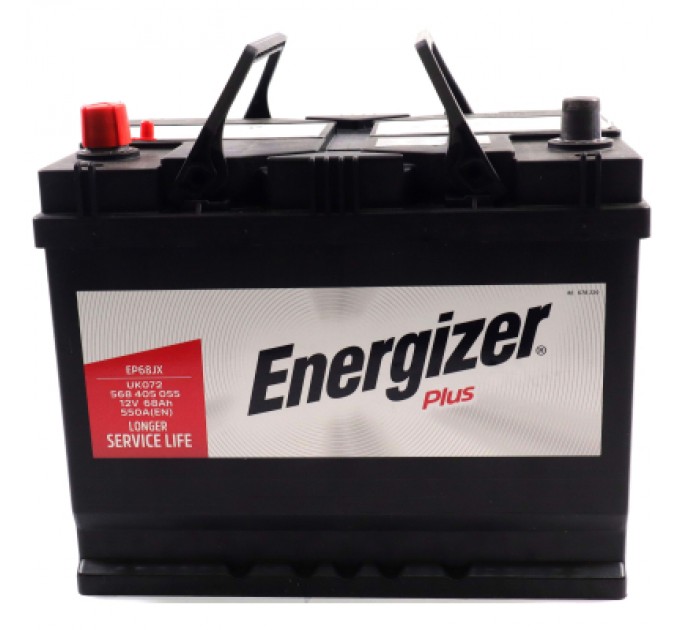 Акумулятор автомобільний Energizer 68Ah-12v Plus L,EN550 (568 405 055)