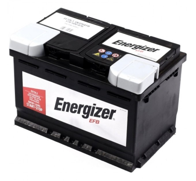 Акумулятор автомобільний Energizer 70Ah-12v EFB R, EN760 (570 500 076)